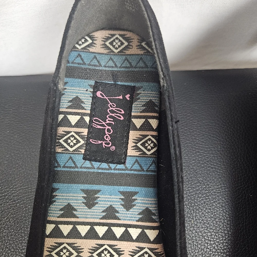 Jellypop Women's Black Flats - Picture 2 of 7
